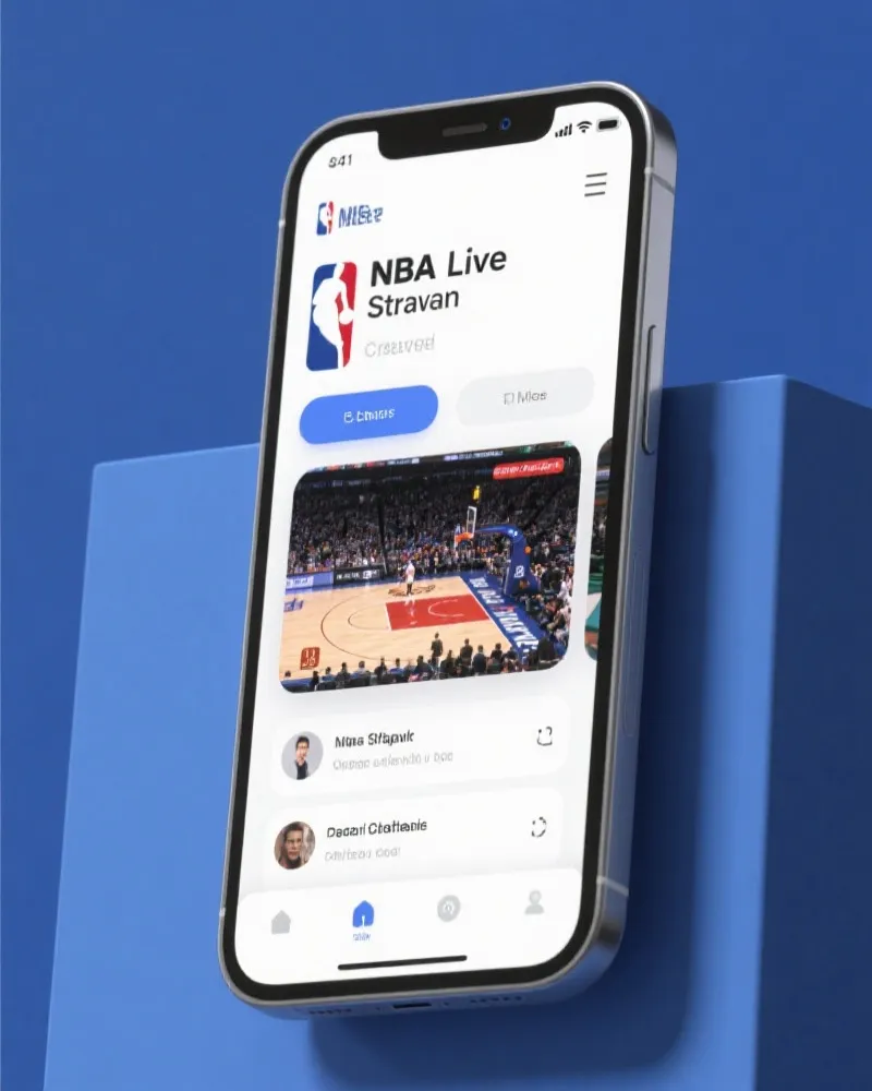 NBA直播 App Interface
